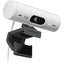 Cámara Web Logitech  BRIO, UBS tipo C, 4x Zoom Digital, Micrófono, Blanco