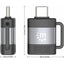 Adaptador USB-C a USB-A Manhattan 356312 | USB 3.2 Gen 1 | 5 Gbps | 3A | Aluminio | Para Conectar Accesorios USB-A a Puerto USB-C | Negro/Gris | SKU 356312