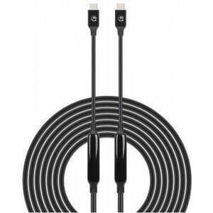Cable de transferencia de datos Manhattan, 5.0m, Negro, 10Gbps
