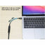 Cable de transferencia de datos Manhattan, 5.0m, Negro, 10Gbps