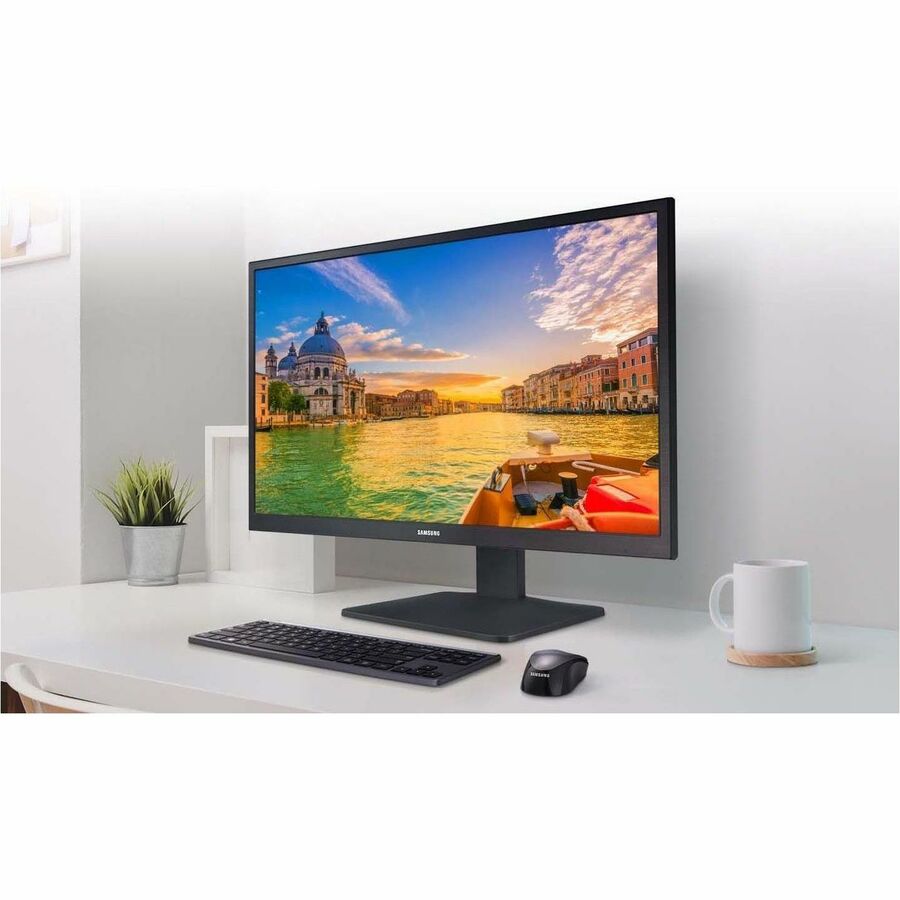 Monitor LCD Samsung Essential S24A336NHL 24" Class Full HD, 16:9, Negro, 61cm (24"), 250cd/m², HDMI, VGA