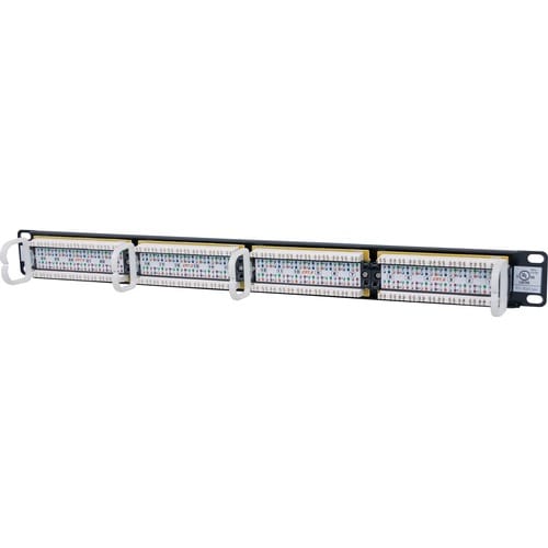 Panel de Parcheo Cat6 UTP Intellinet 520959 | 24 Puertos RJ45 | Rack 19" 1U | Gigabit Ethernet | Baño Oro 50µ" | Herramienta 110/Krone | Garantía 5 Años | SKU 520959