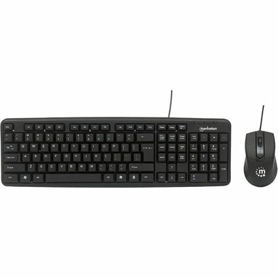 Kit de teclado y mouse óptico Manhattan