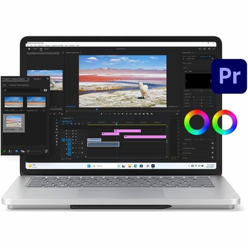 Laptop Empresarial Microsoft Surface 2 en 1, Intel Core i7-13800H, 16GB RAM, SSD 512GB, Windows 11 Pro, 1 año de garantía