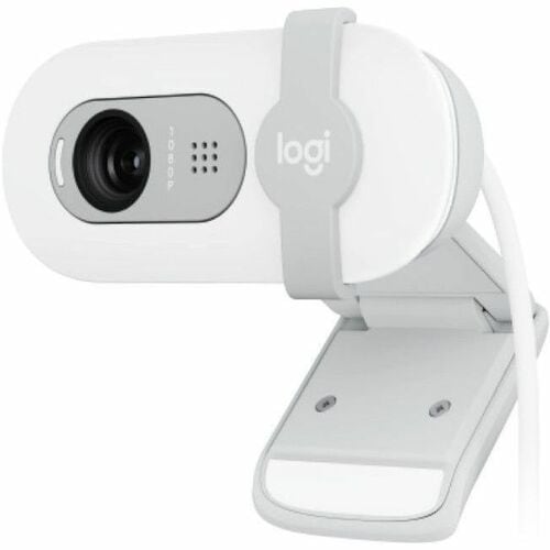 Cámara Web Logitech BRIO 100, 30fps, Blanco, USB