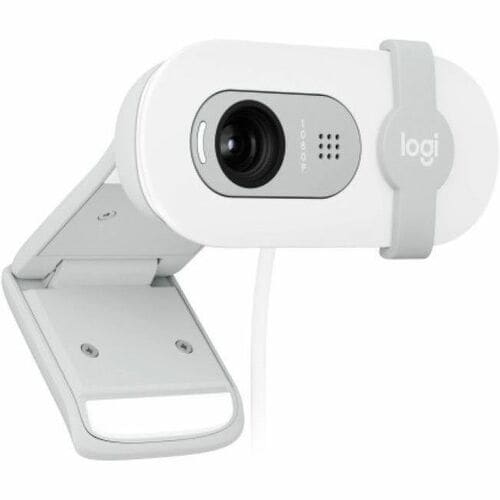Cámara Web Logitech BRIO 100, 30fps, Blanco, USB