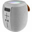 Bocina Bluetooth Inalámbrica Perfect Choice, Luz LED, Gris