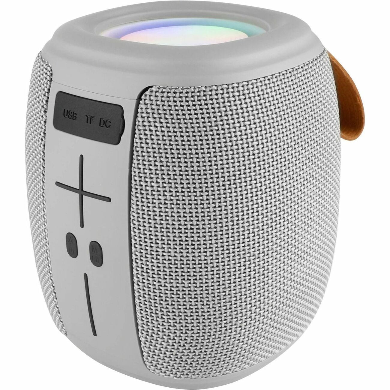 Bocina Bluetooth Inalámbrica Perfect Choice, Luz LED, Gris