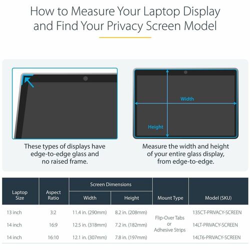 Filtro de Privacidad para Laptop de 14", Antirreflejo, Protector