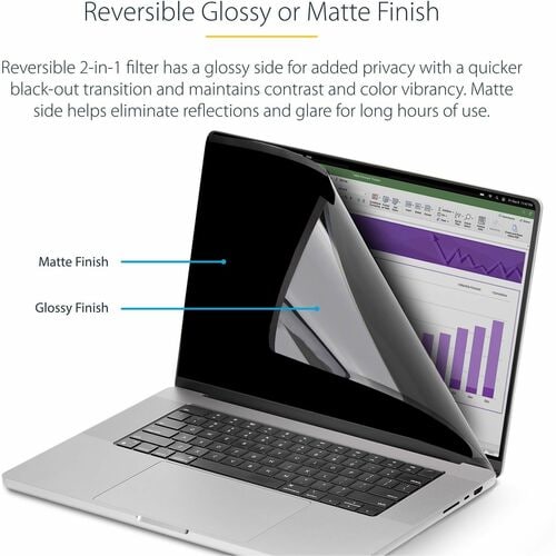 StarTech Filtro de Privacidad para Laptop de 13 Pulgadas para MacBook Air M2/M3