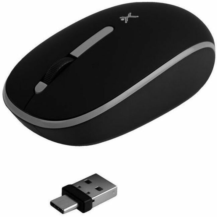 PC-045175 Mouse Perfect Choice, Inalámbrico, Negro