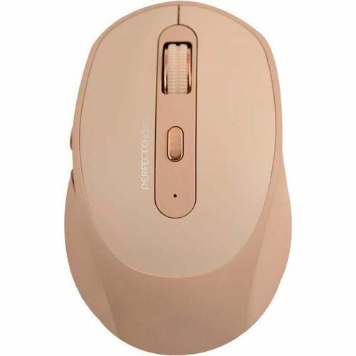 Mouse Inalámbrico Recargable Clic Silencioso Clix CAQUI | PERFECT CHOICE