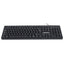 Teclado Manhattan Alámbrico USB Negro.