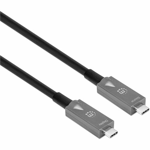 Cable USB-C óptico activo, USB 3.2, Gen 2, Tipo-C, SuperSpeed+, 7.50m, Fibra óptica Cable de red