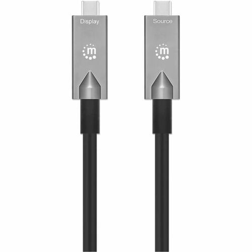 Cable óptico activo USB Tipo C 3.2 Gen 2, SuperSpeed+, 10m, Fibra óptica, Cable de red