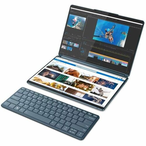 Laptop para Hogar Lenovo Yoga Book 9 13IRU8, Intel Core i7-1355U, 16GB RAM, SSD 1TB, Windows 11 Home, 1 año de garantía