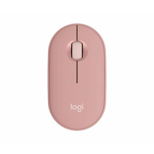 Mouse óptico Pebble M350s Logitech, Inalámbrico, Rosa