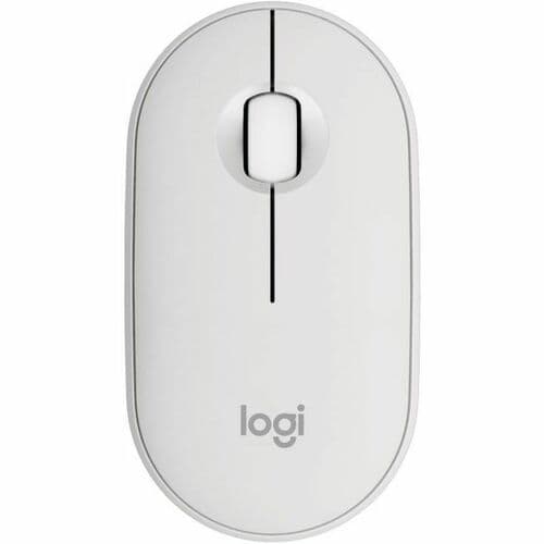 Mouse inalámbrico Pebble M350S Logitech, Blanco