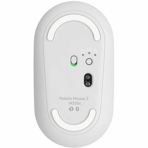 Mouse inalámbrico Pebble M350S Logitech, Blanco