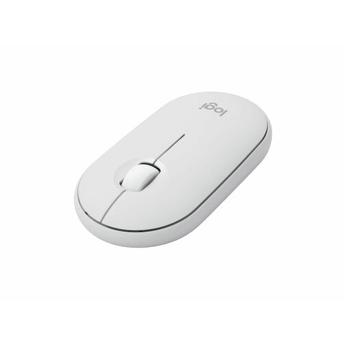 Mouse inalámbrico Pebble M350S Logitech, Blanco