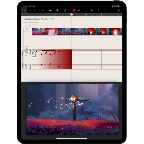 Tableta Apple iPad Pro, 13 pulgadas, procesador M4, 8GB RAM, Almacenamiento 256GB, iPadOS 18.1, WiFi, Bluetooth, 1 año de garantía