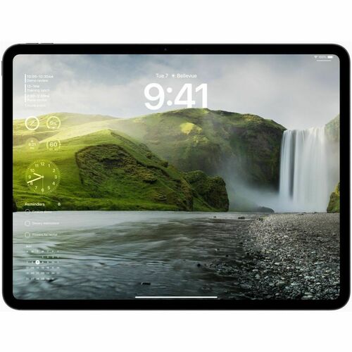 Tableta Apple iPad Pro, 13 pulgadas, procesador M4, 8GB RAM, Almacenamiento 256GB, iPadOS 18.1, WiFi, Bluetooth, 1 año de garantía