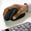 Mouse Inalámbrico, Diseño Vertical, Click Silencioso, Snouse Negro