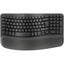 Teclado Ergonómico Inalámbrico Logitech Wave Keys 920-012278 | Bluetooth + Logi Bolt | 3 Dispositivos | Español | Grafito | Batería 36 Meses | SKU 920-012278