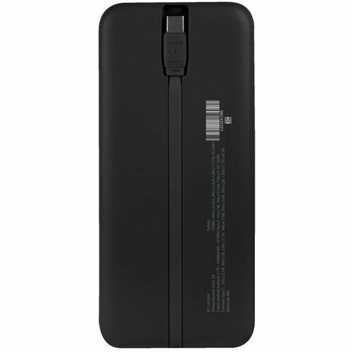 Power Bank de Carga Rápida de 10,000 mAh Conectores USB A, C y micro