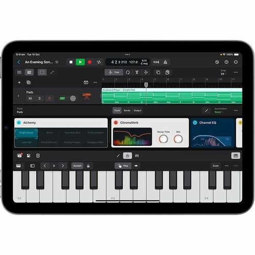Tableta Apple iPad mini (2024) A2995, 8.3 pulgadas, procesador Apple A17 Pro, 8GB RAM, almacenamiento 256GB, iPadOS, Tecnología True Tone, WiFi, Bluetooth, 1 año de garantía