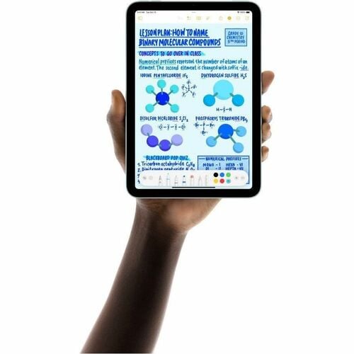 Tableta Apple iPad mini (2024) A2993, 8.3 pulgadas, procesador Apple A17 Pro, 8GB RAM, almacenamiento 256GB, iPadOS, Tecnología True Tone, WiFi, Bluetooth, 1 año de garantía