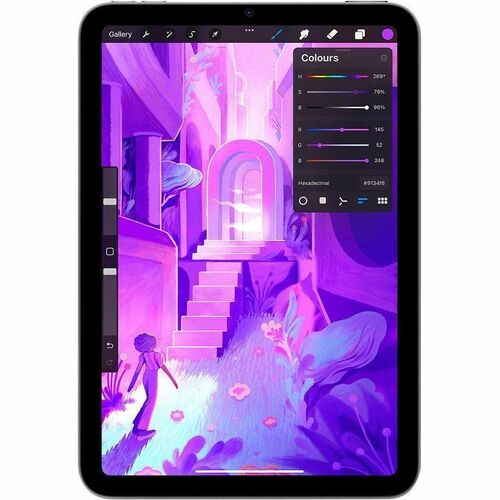 Tableta Apple iPad mini (2024) A2995, 8.3 pulgadas, procesador Apple A17 Pro, 8GB RAM, Almacenamiento 512GB, iPadOS, WiFi, Bluetooth, 1 año de garantía
