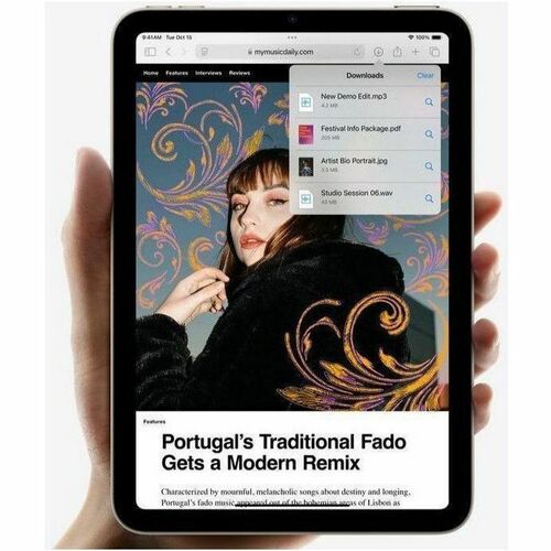 Tableta Apple iPad mini (2024) A2995, 8.3 pulgadas, Procesador A17 Pro, 8GB RAM, Almacenamiento 512 GB, iPadOS, Tecnología True Tone, Wifi, Bluetooth, 1 año de garantía