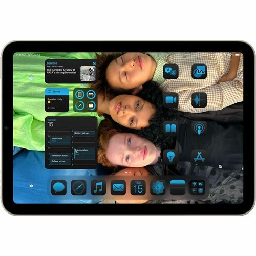 Tableta Apple iPad mini (2024) A2995, 8.3 pulgadas, procesador Apple A17 Pro, 8GB RAM, almacenamiento 256GB, iPadOS, WiFi, Bluetooth, 1 año de garantía