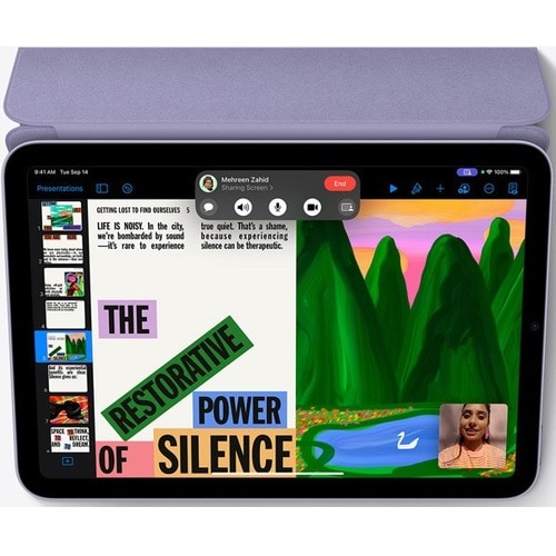 Tableta Apple iPad mini, 8.3 pulgadas, procesador A17 Pro, 8GB RAM, Almacenamiento 128GB, iPadOS, Wifi, Bluetooth, 1 año de garantía