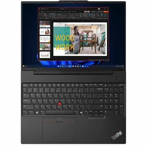 Laptop Empresarial Lenovo ThinkPad E16 G2, Intel Core Ultra 7 155U, 16GB RAM, SSD 512GB, Windows 11 Pro, 1 año de grantía