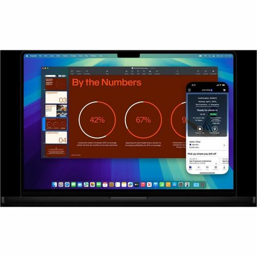 Portátil Apple MacBook Pro, 16.2 pulgadas, Procesador M4 Max, 36GB RAM, SSD 1TB, Tecnología True Tone, Teclado en Español, 1 año de garantía