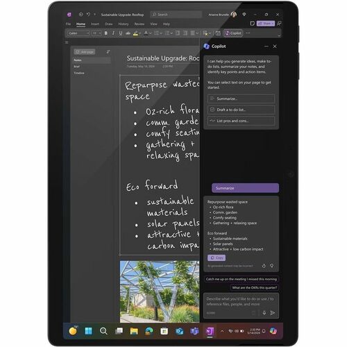 Tableta Microsoft Surface Pro 11, 13 pulgadas, Procesador Qualcomm Snapdragon X Elite, 16GB RAM, Almacenamiento 512GB, Windows 11 Pro, WiFi, Bluetooth, 1 año de garantía