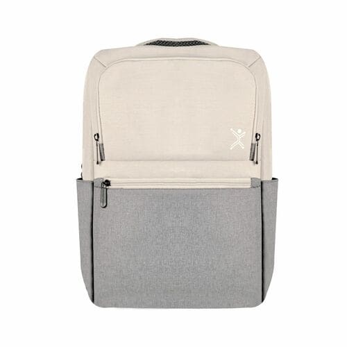 Mochila para Laptop 15.6" Material Resistente Sunset Taupe con Gris