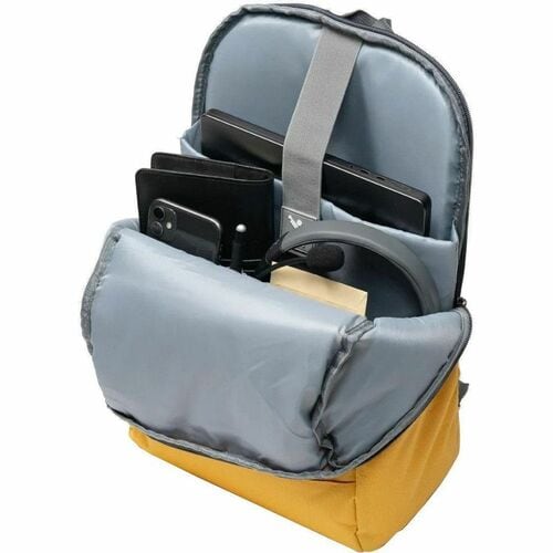 Mochila para Laptop 15.6" Perfect Choice PC-084938 Jetpack | Antirrobo | Bolso Lateral Extraíble | Ligera y Compacta | Amarilla | SKU PC-084938