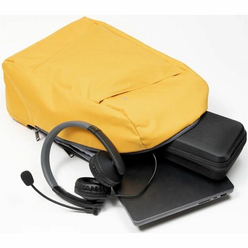 Mochila para Laptop 15.6" Perfect Choice PC-084938 Jetpack | Antirrobo | Bolso Lateral Extraíble | Ligera y Compacta | Amarilla | SKU PC-084938