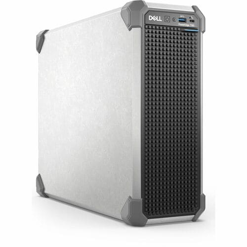 Servidor Dell PowerEdge T160 | Procesador Intel Xeon 6 Performance 6315P | Memoria RAM de 16GB DDR5 | Disco duro de 2TB 7.2K RPM SATA 6Gbps | Sin controladora de discos | 1 fuente de poder de 300W | 1 año de garatía básica