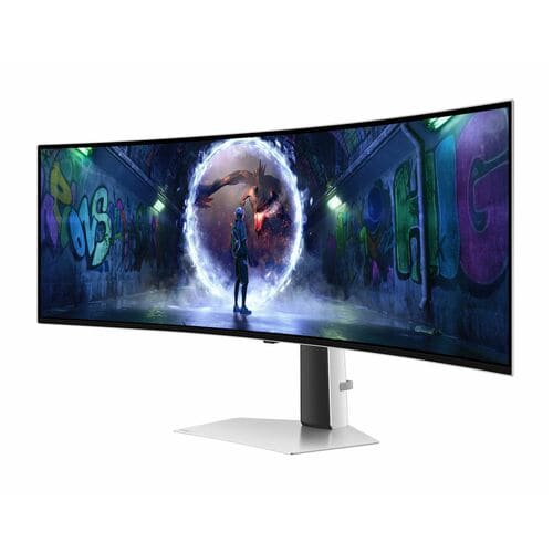 Monitor Gaming Samsung Odyssey OLED G9 49" LS49DG930SNXZX, 5120x1440 DQHD 32:9, 240Hz, 0.03ms, G-Sync, FreeSync Premium Pro, HDR10+, Curvo 1800R, 1 año de garantía