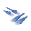 Cable Patch UGREEN 11201 | UTP Cat6 | 1m Azul | 1 Gbps 250 MHz | CCA 26 AWG | Conector Oro 24K | Patch Panel a Switch | Oficina y Rack | SKU 11201