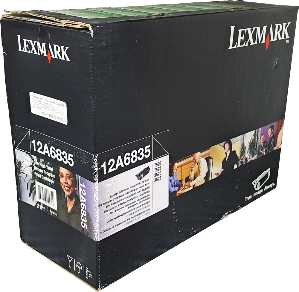 12A6835 Cartucho de tóner LEXMARK Negro Original (ÚLTIMAS TRES PIEZAS)