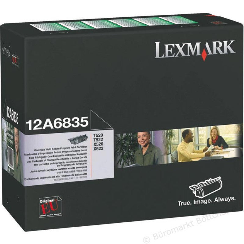 12A6835 Cartucho de tóner LEXMARK Negro Original (ÚLTIMAS TRES PIEZAS)