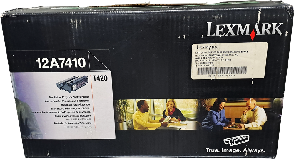 12A7410 Cartucho de tóner LEXMARK Negro Original (ÚLTIMA PIEZA)
