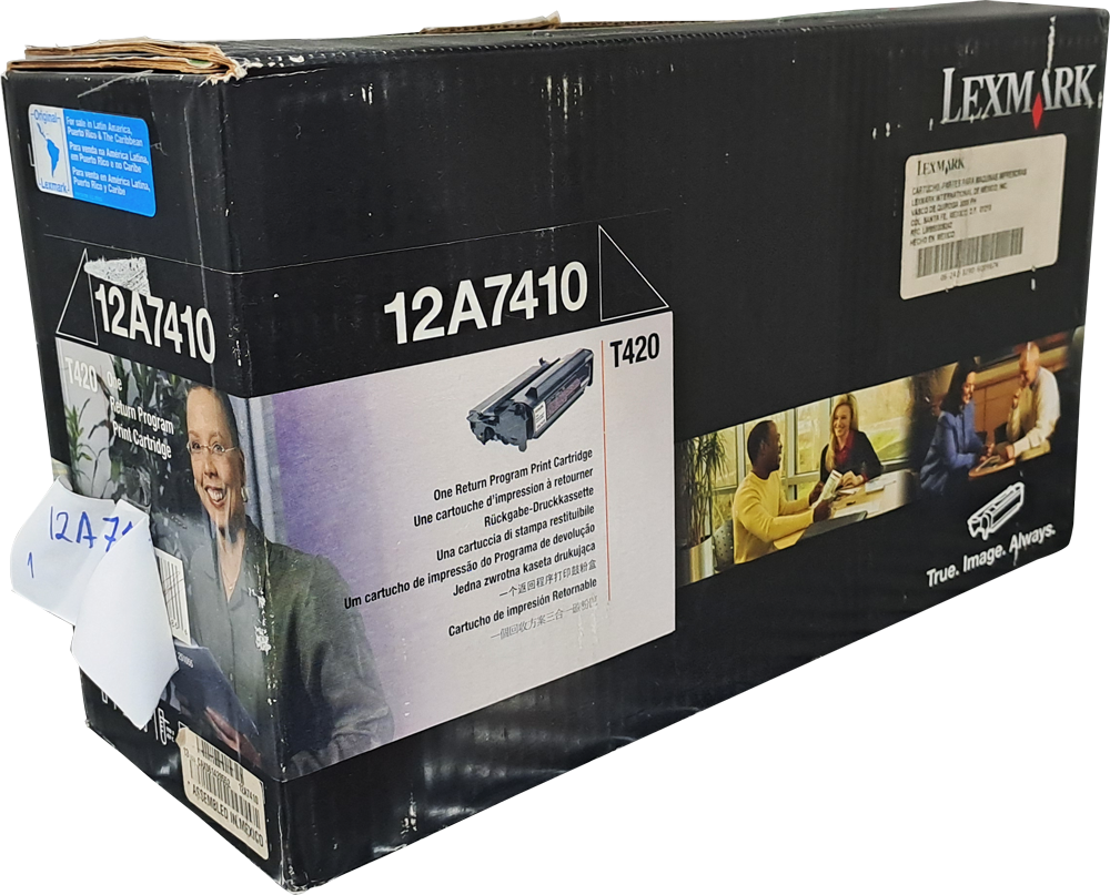 12A7410 Cartucho de tóner LEXMARK Negro Original (ÚLTIMA PIEZA)