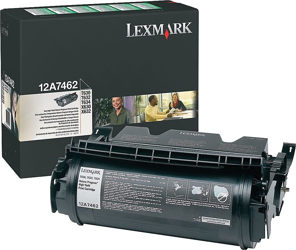 12A7462 Cartucho de tóner LEXMARK Negro Original (ÚLTIMAS CINCO PIEZAS)