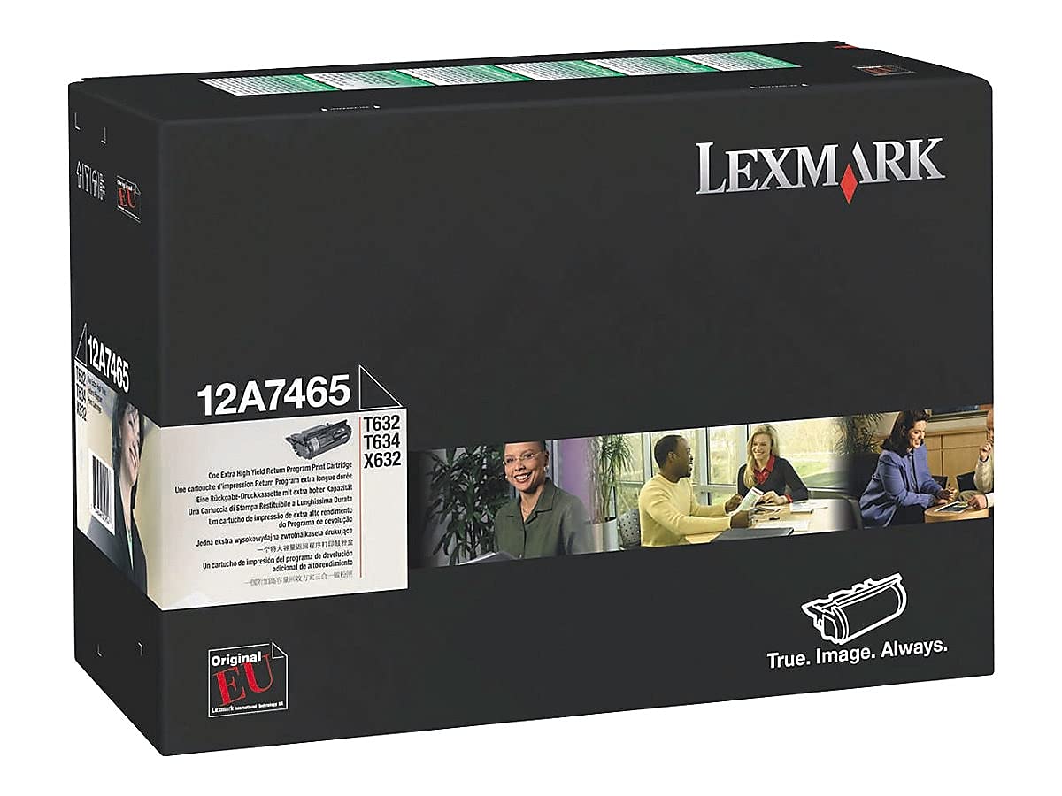 12A7465 Cartucho de tóner LEXMARK Negro Original (ÚLTIMAS SEIS PIEZAS)